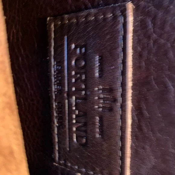 Portland Leather Brown Tote - Picture 3 of 5
